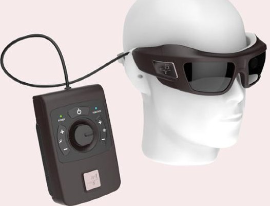 搭載按鍵fpc的盲人視力恢復(fù)眼鏡